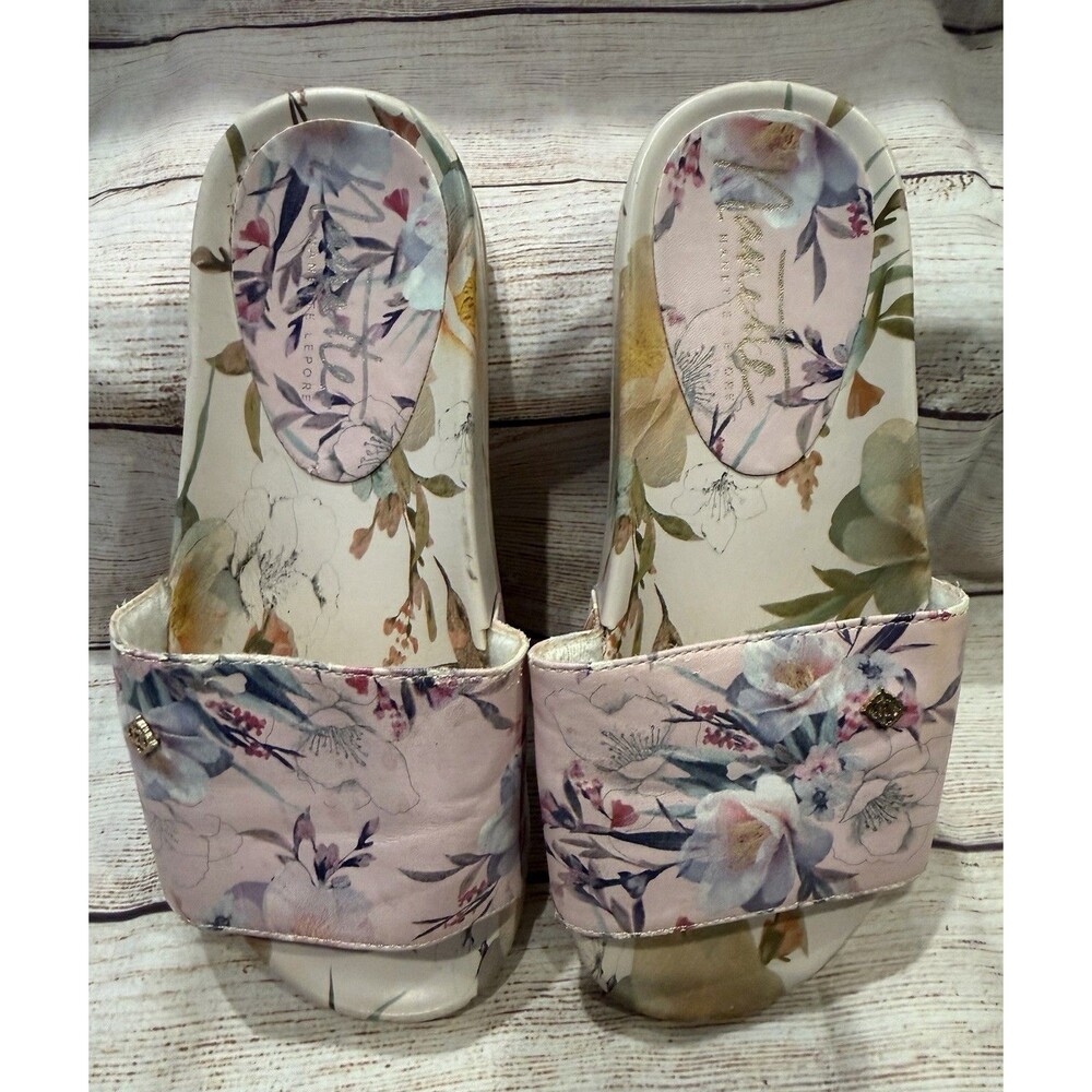 Nanette Lepore Women's Miriam Print Floral Slide Sandal Size 6